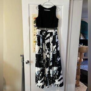 🪩 FORMAL GOWN W MESH WAIST